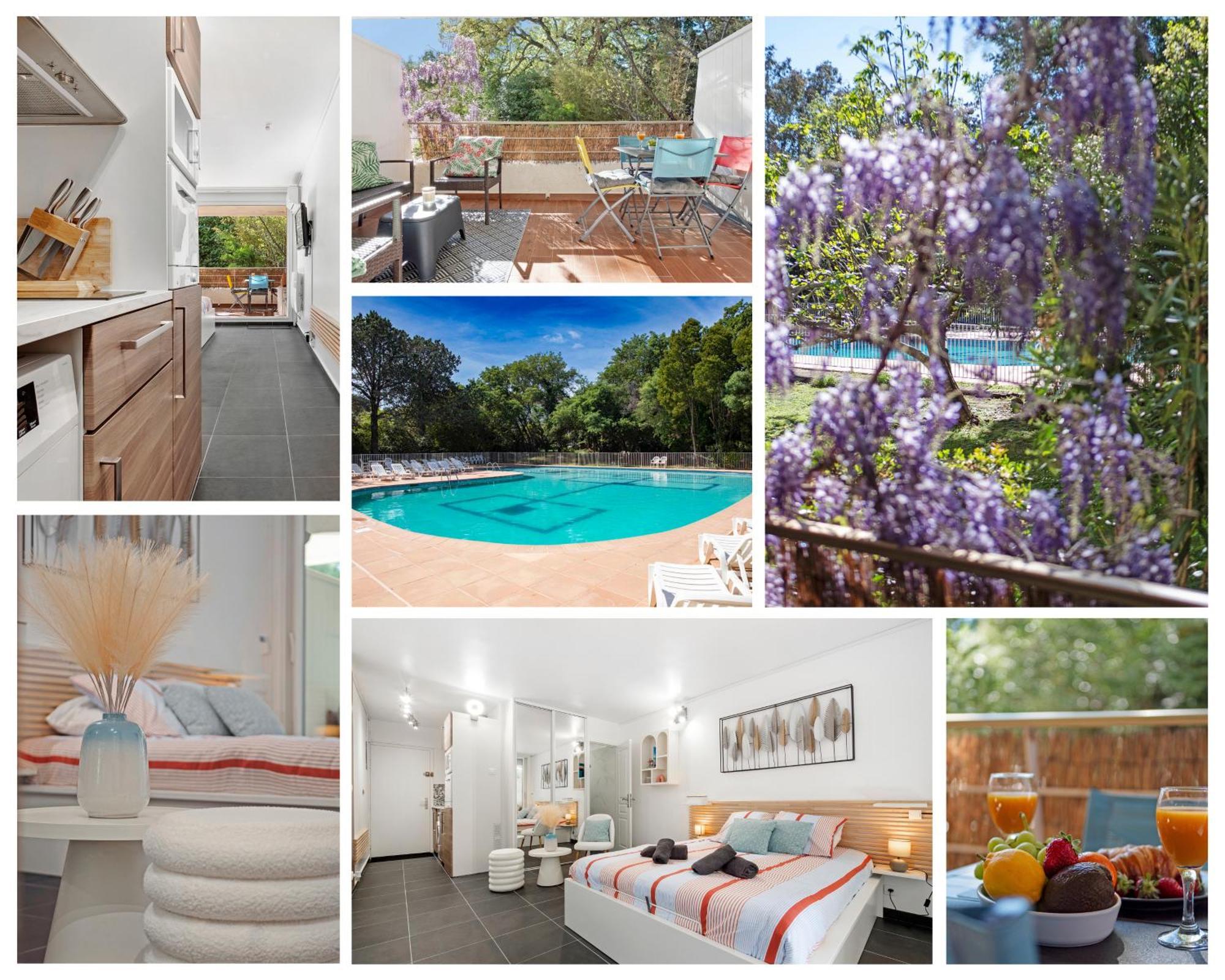 Апартаменты Casa Laura -Parking - Pool Сен-Тропе Экстерьер фото